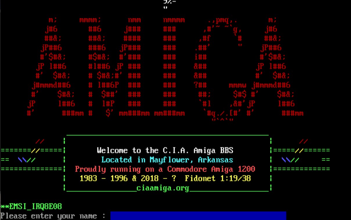 CIA Amiga BBS